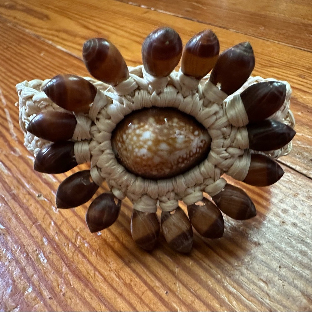 2 for $30 Shell and Bead Woven Bracelet